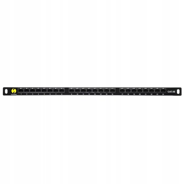 netrack-patchpanel-19-24-porty-kat-5e-utp-05u-stan-nowy