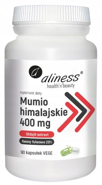 Aliness MUMIO himlajskie SHILAJIT EKSTRAKT 90 kaps-Zdjęcie-0