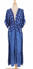 sukienka-plazowa-maxi-pareo-kimono-krata-paski