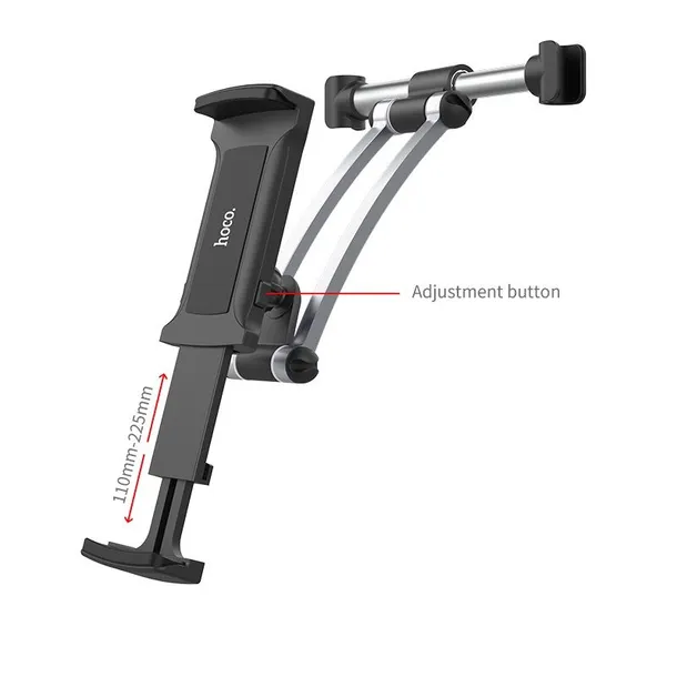 hoco-ca62-handsome-headrest-mount-silver-black-przeznaczenie-telefon-stan-nowy
