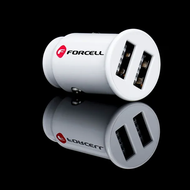 forcell-ladowarka-samochodowa-mini-2xusb-31a-biala-cc-sj02-stan-nowy
