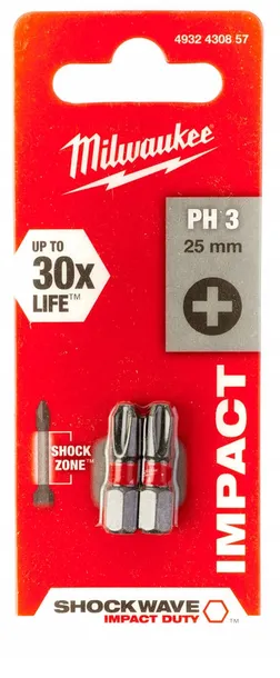 bit-shockwave-ph3-25mm-2szt-milwaukee