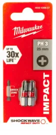 bit-shockwave-ph3-25mm-2szt-milwaukee