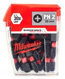 shockwave-bity-phillips-ph2-25mm-25szt-milwaukee