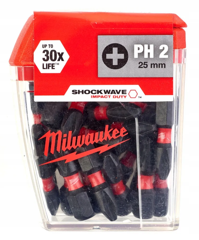 shockwave-bity-phillips-ph2-25mm-25szt-milwaukee