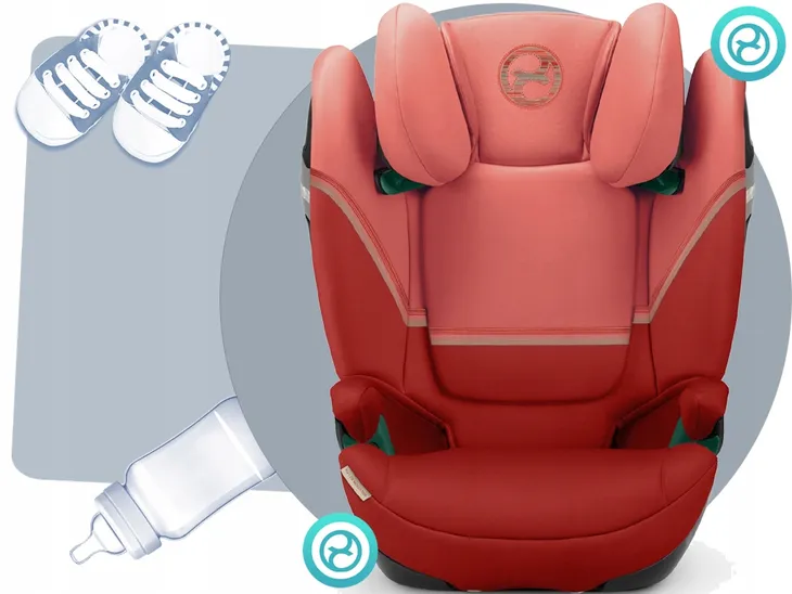 fotelik-cybex-solution-s2-i-fix-red-stan-nowy