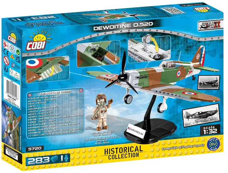 cobi-5720-wwii-samolot-dewoitine-d-520-plec-chlopcy-dziewczynki
