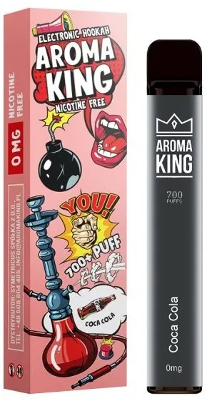 E-papieros Aroma King 700+ Puffs HOOKAH 0MG - Wybierz smak BLACKCURRANT IC  – 146830057
