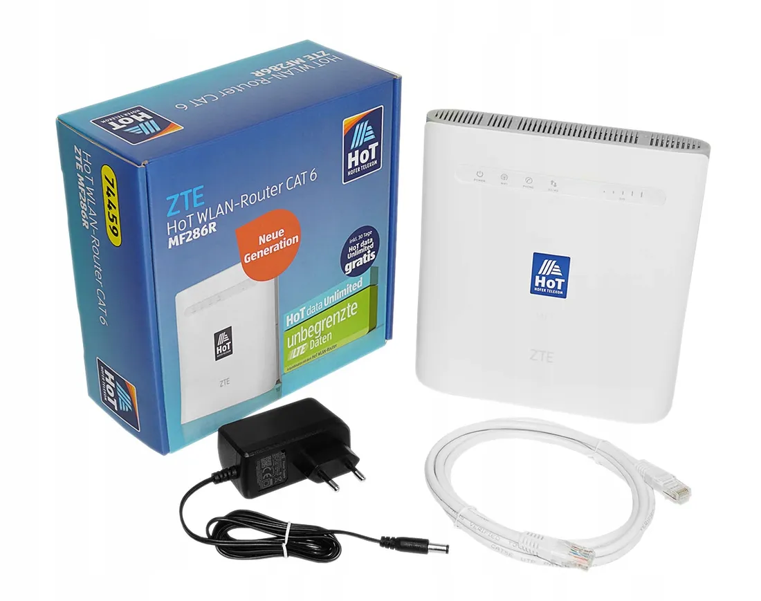 Router ZTE MF286R 3G/4G LTE Cat.6 LAN 300Mb/s – 146940744