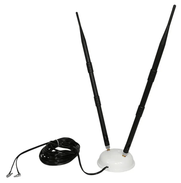 kazu_rbo　DPA-VUED 144MHz/435MHz ANTENA dookólna DUAL LTE HSPA+ 13dBi Huawei ZTE 2 X CRC9 TS9