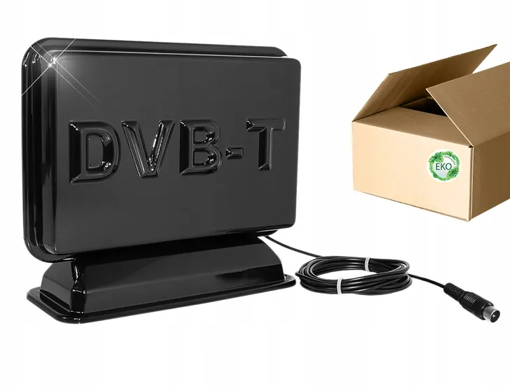 MOCNA ANTENA POKOJOWA DVB-T2 4K PANEL PASYWNA HDTV – 146942672