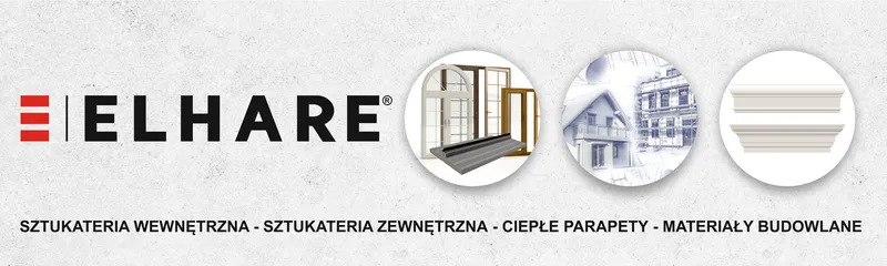 ELHARE producent sztukaterii, ciepły parapet