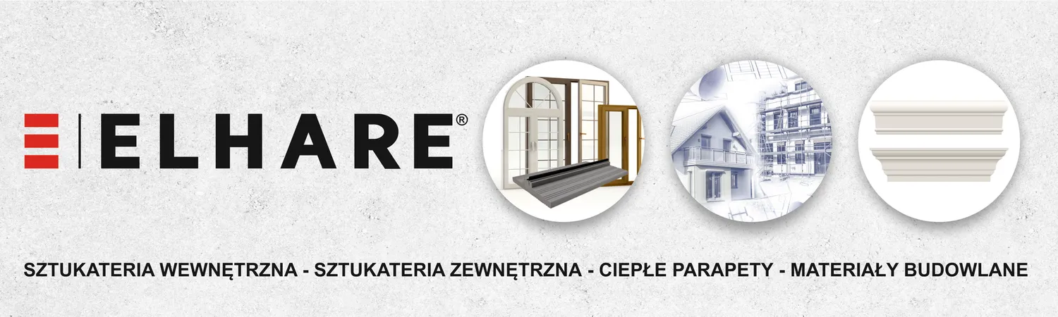 ELHARE producent sztukaterii, ciepły parapet