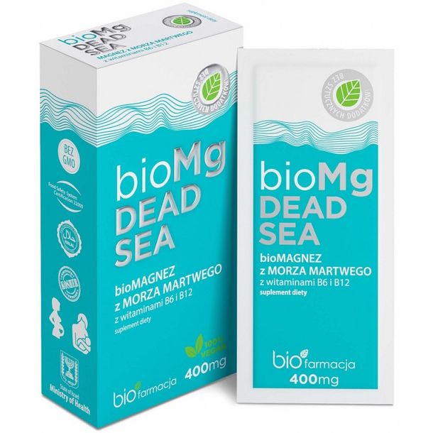 Фото - Вітаміни й мінерали Bio Magnez z morza martwego Wit B6 B12 BIOFARMACJA