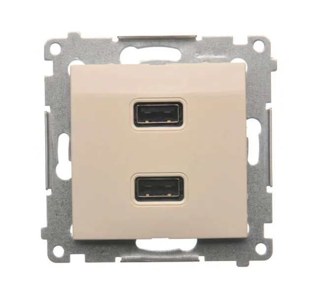 simon-54-ladowarka-usb-podwojna-krem