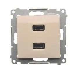 simon-54-ladowarka-usb-podwojna-krem