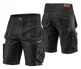krotkie-spodenki-robocze-denim-czarne-rozmiar-xxl