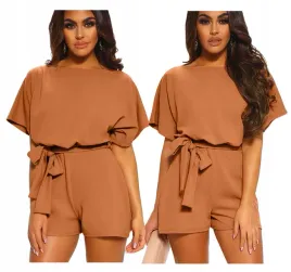 kombinezon-elegancki-koktajlowy-szorty-camel-l-40
