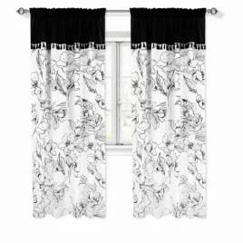 zaslona-boho-kwiaty-biala-czarna-250x145cm