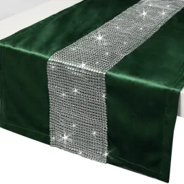 bieznik-serweta-glamour-z-cyrkoniami-obrus-40x140-butelkowa-zielen