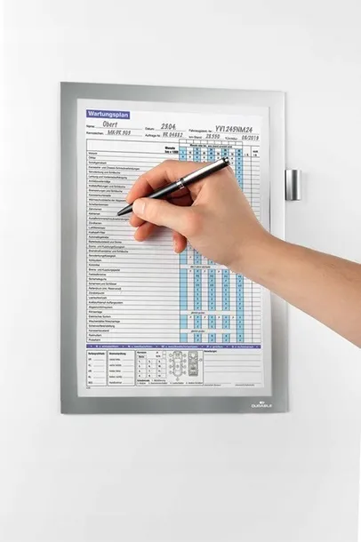 ramka-samoprzylepna-a4-duraframe-note-srebrna-marka-durable