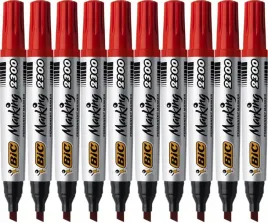 marker-permanentny-bic-marking-2300-czerwony-x10