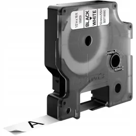 tasma-dymo-s0718060-12mm-55m-biala-czarny-nadruk
