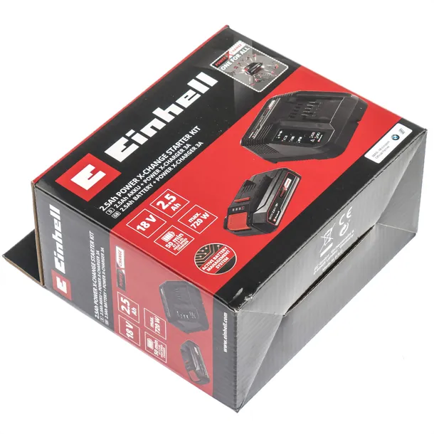 einhell-zestaw-startowy-18v-25ah-ladowarka-stan-nowy-napiecie-v-18-v