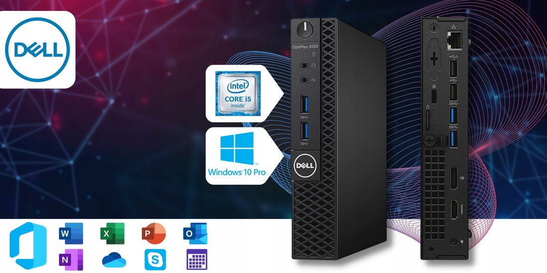 Dell OptiPlex 3050 Micro PC - I5, 64Go RAM, 480Go SSD, Win 10 Pro - Reconditionné