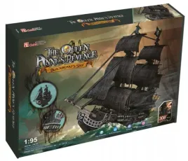 puzzle-3d-cubic-fun-okret-piracki-zemsta-krolowej-anny-xl-308-elementow