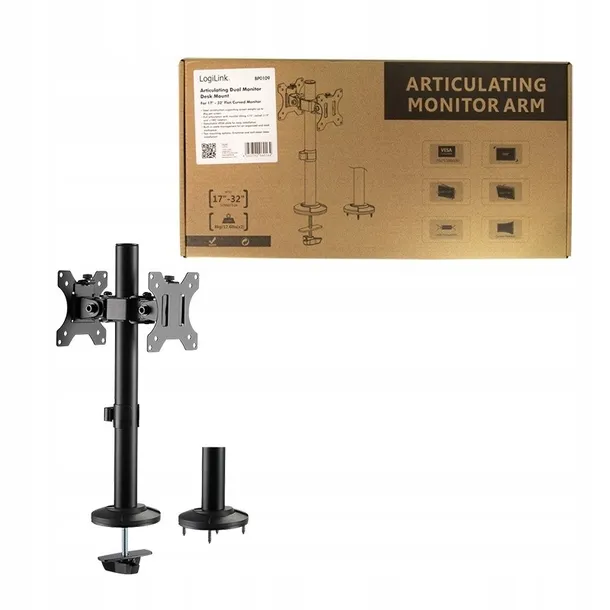 uchwyt-na-2-monitory-17-32-cale-max-8kg-standard-vesa-75-x-75