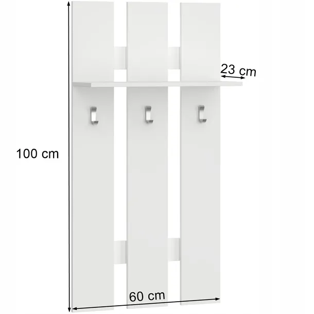 wieszak-scienny-na-ubrania-wiszacy-sofia-60-cm-bialy-przedpokoj-mafmeble-stan-nowy