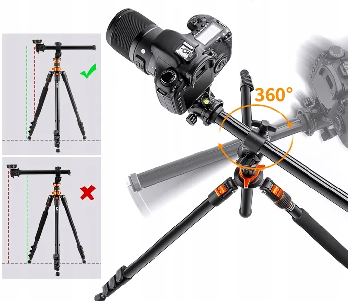 tripod-statyw-foto-kandf-alu-mag-231cm-kf09-087v4-model-kf09-087v4