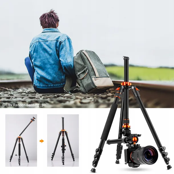 tripod-statyw-foto-kandf-alu-mag-231cm-kf09-087v4-stan-nowy-minimalna-wysokosc-produktu-50-cm