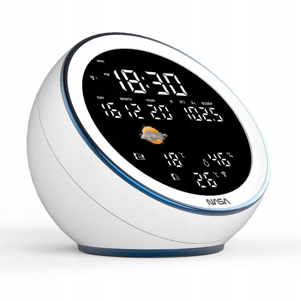 ﻿NASA Stacja Pogody + Głośnik Bluetooth + Radio FM