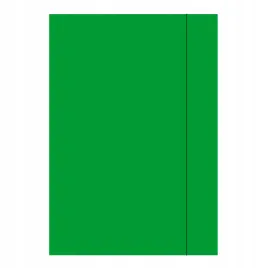 teczka-z-gumka-zielona-obustronnie-foliowan