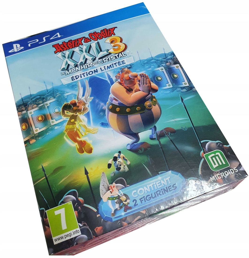 ASTERIX OBELIX XXL 3 CRYSTAL MENHIR + FIGURKI PS4 - ERLI.pl