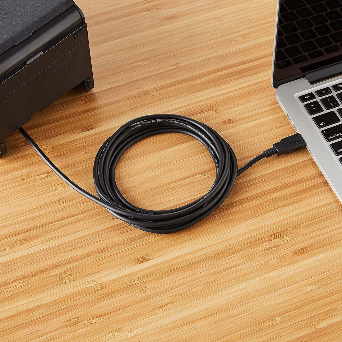 KABEL PRZEWÓD do DRUKARKI SKANERA USB A do B HP 2m ERLI pl