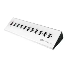 koncentrator-usb-2-0-logilink-hub-10-portowy-aluminiowa-obudowa