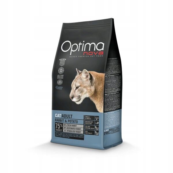 Zdjęcia - Karma dla kotów Optimanova Cat Adult Rabbit 2 kg 