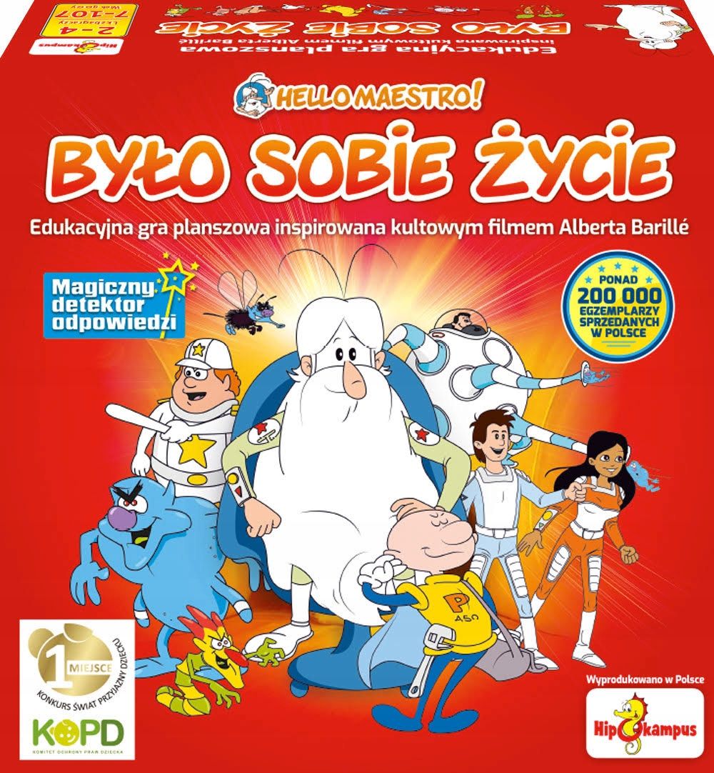 BYŁO SOBIE ŻYCIE GRA PLANSZOWA EDUKACYJNA DZIECI - ERLI.pl
