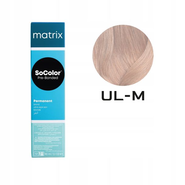 Фото - Фарба для волосся Matrix ﻿ SoColor SCB2 UL-M - farba do włosów 90 ml 