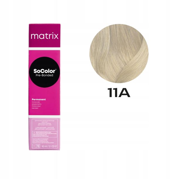 Фото - Фарба для волосся Matrix SoColor Sync Pre-Bonded 11A farba 90 ml 