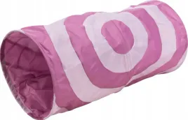 trixie-tunel-nylonowy-dla-kota-25x50cm-rozowy