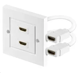 microconnect-hdmi-wall-socket-2-port-white