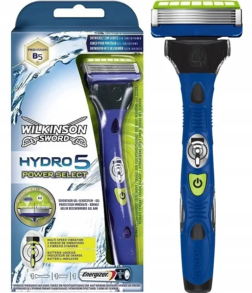 WILKINSON HYDRO 5 POWER SELECT MASZYNKA na baterie 147939866 - ERLI.pl WILKINSON HYDRO 5 POWER SELECT MASZYNKA na baterie 147939866 - ERLI.pl