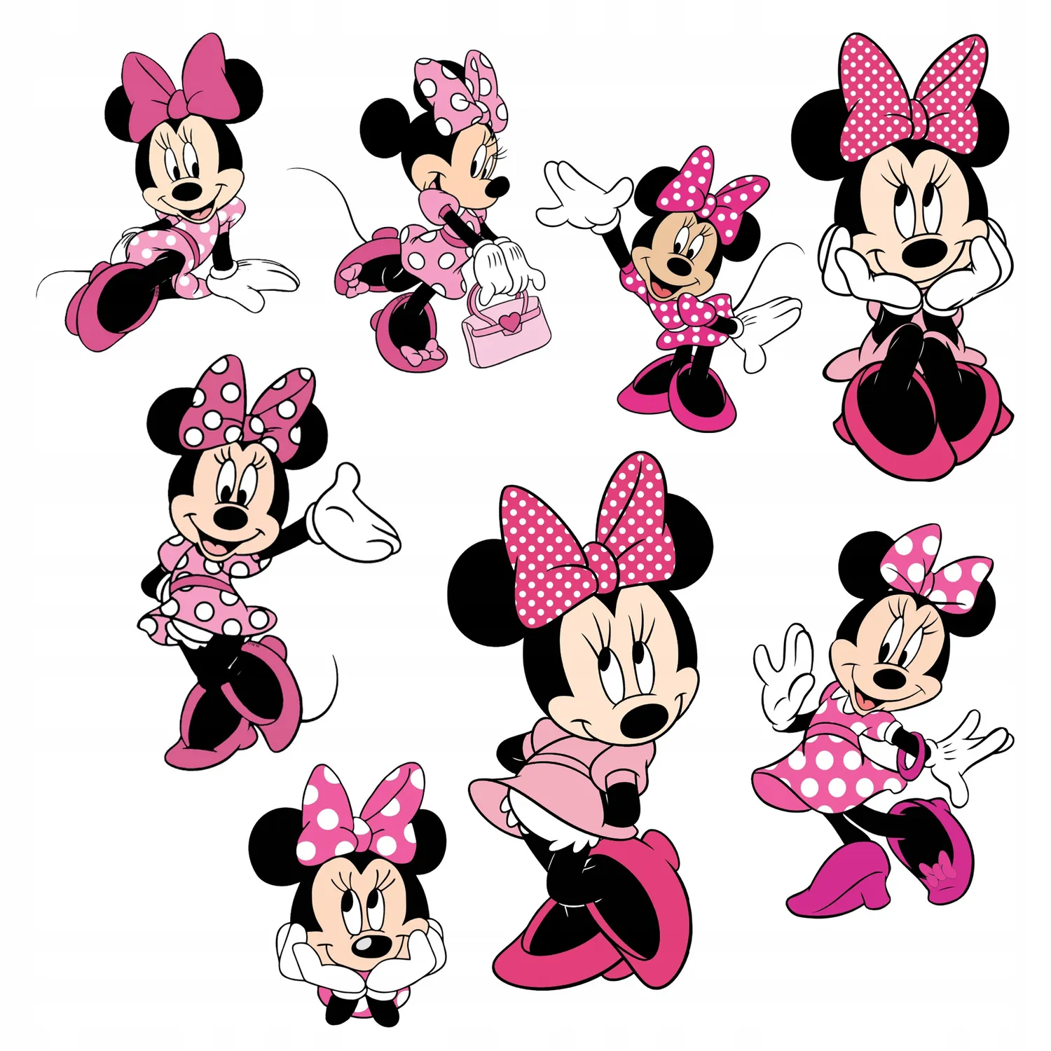 NAKLEJKI NA ŚCIANE DUŻE MYSZKA MINNIE DISNEY Z2 – 147947406