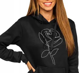 bluza-damska-z-kapturem-roza-kwiat-prezent-xxl-y4