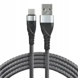 kabel-przewod-usb-usb-c-typ-c-everactive-200cm-do-3a-szary-stan-nowy