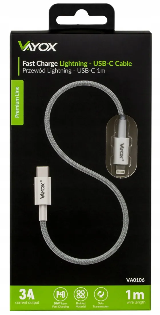 kabel-usb-c-lightning-do-iphone-pd-20w-3a-1m-vayox